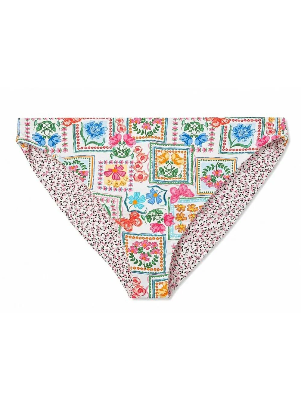 Women's Reversible High Waisted Shirred Bikini Bottoms Size XXL NWT